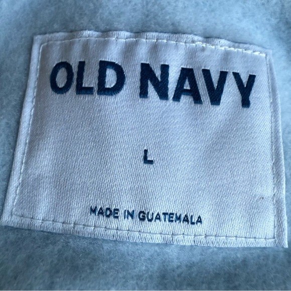 Old Navy Men's Blue Santa Holiday Graphic Sweatshirt Hoppy Holidays Size L - Picture 6 of 8